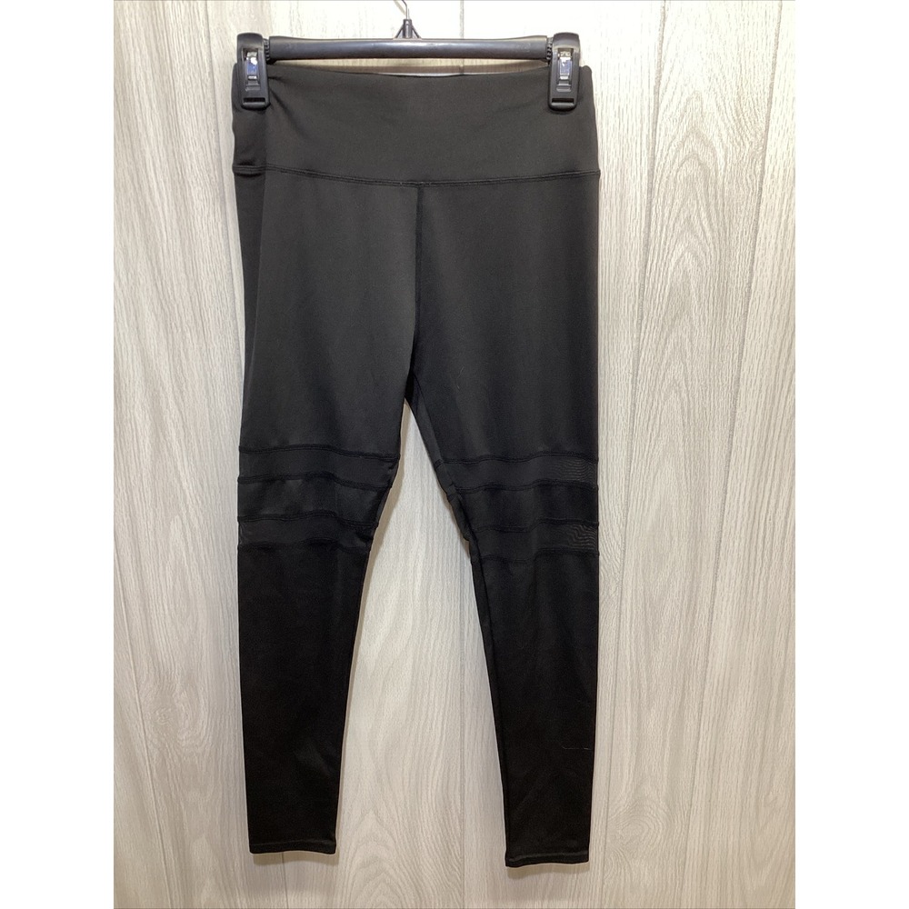 SHEIN Women's (Size M) Black Leggings Stretch Design At Knee